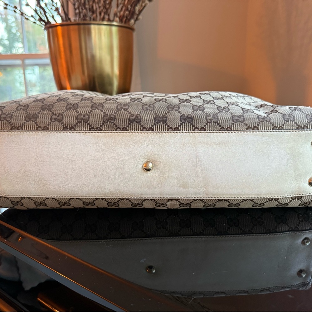 New Price! Gucci “Peggy” Iconic Monogram Large Tote - Picture 3 of 14